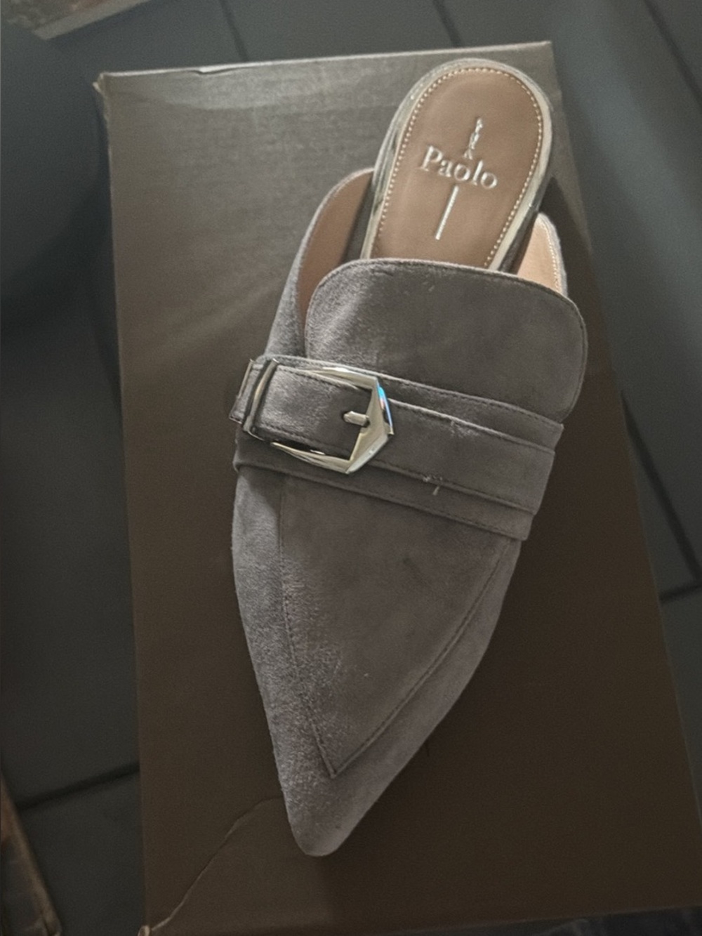 Linea Paolo suede mule